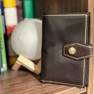 Vintage Brown Leather Longchamp Wallet